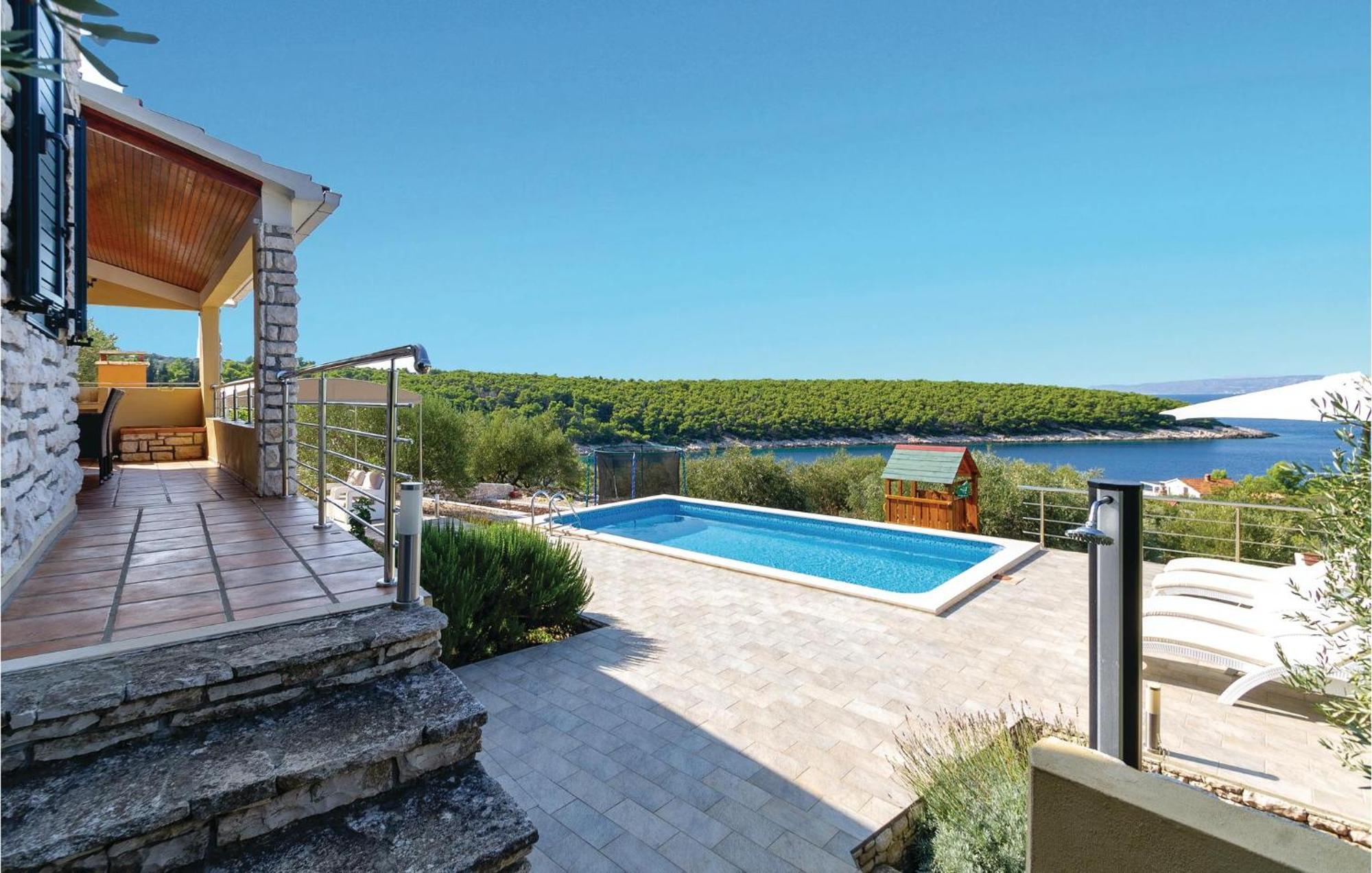 Nice Home In Tankaraca With House Sea View Vela Luka Exterior foto
