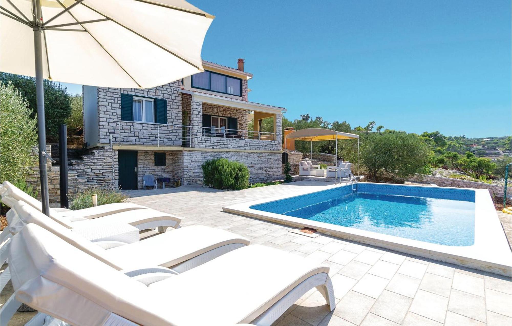 Nice Home In Tankaraca With House Sea View Vela Luka Exterior foto